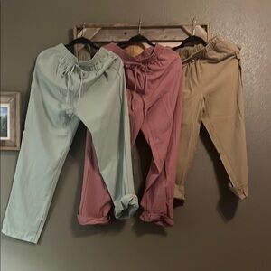 Stylish Drawstring Pants Trio